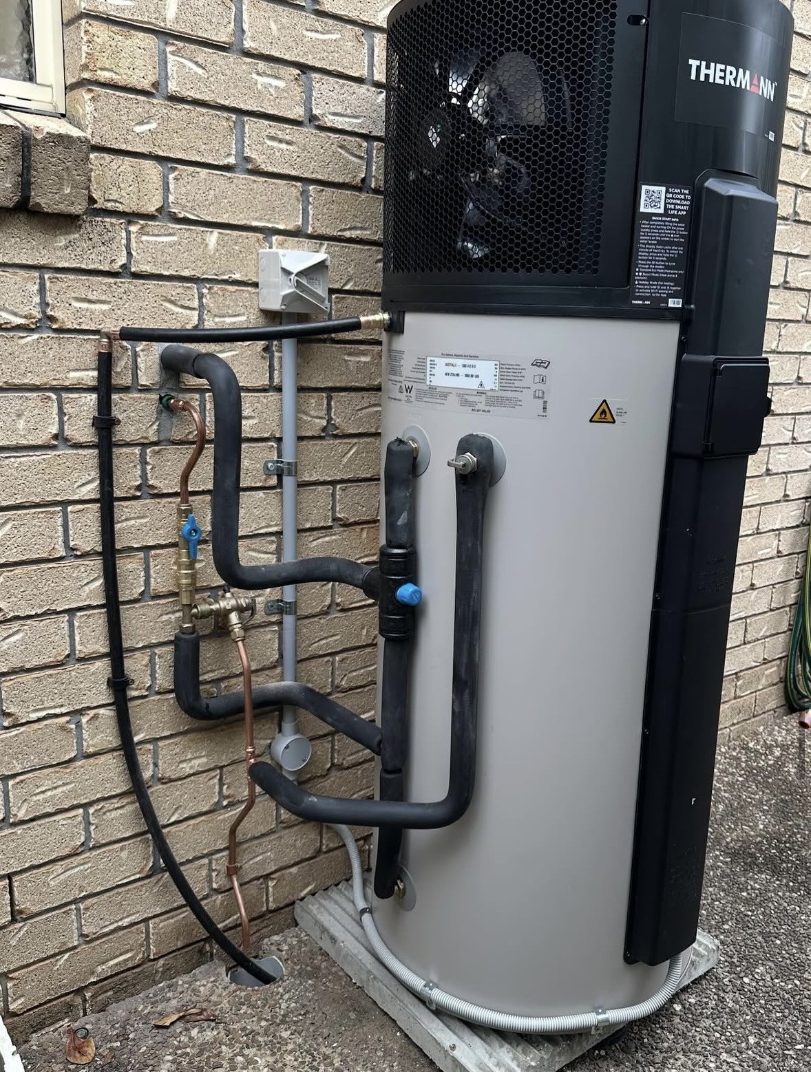 Completed electrical work